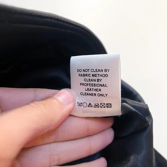 Song Of Style Davi Leather Snap Button Classic Biker Boho Short Leather Jacket S - Picture 10 of 10